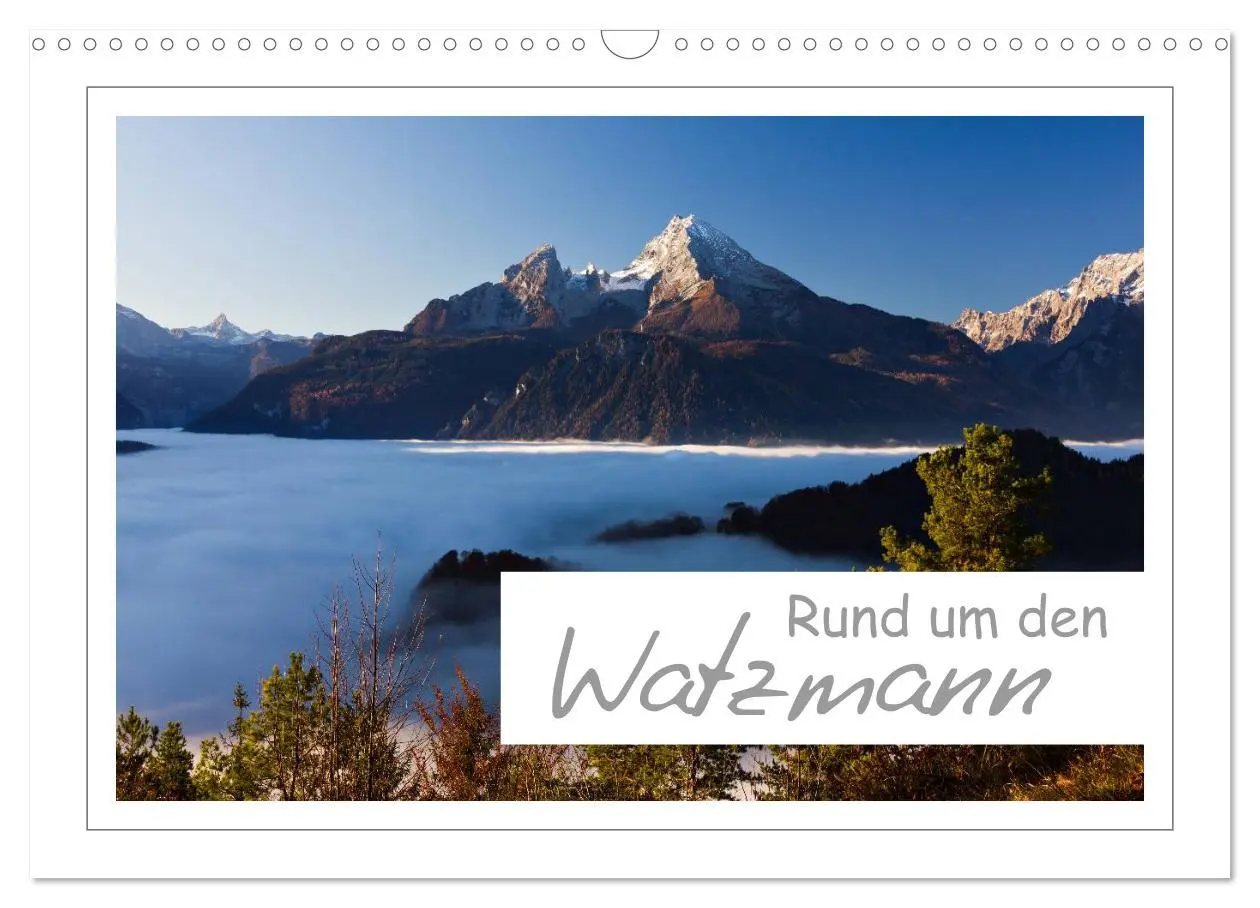 Cover: 9783457945421 | Rund um den Watzmann (Wandkalender 2026 DIN A3 quer), CALVENDO...