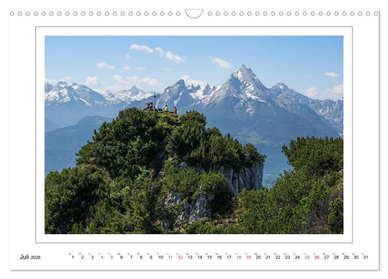 Bild: 9783457945421 | Rund um den Watzmann (Wandkalender 2026 DIN A3 quer), CALVENDO...