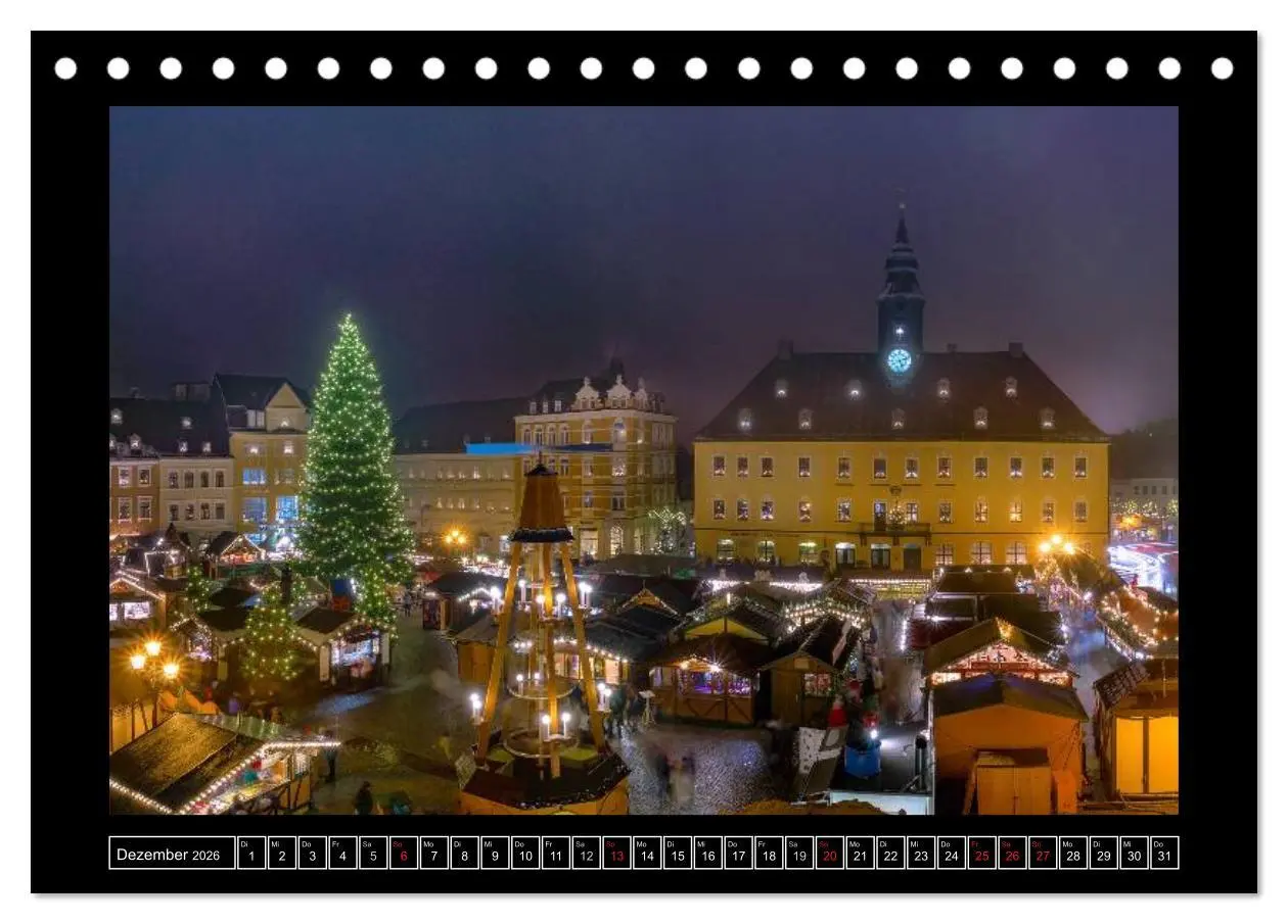 Bild: 9783516035421 | Annaberg im Erzgebirge (Tischkalender 2026 DIN A5 quer), CALVENDO...