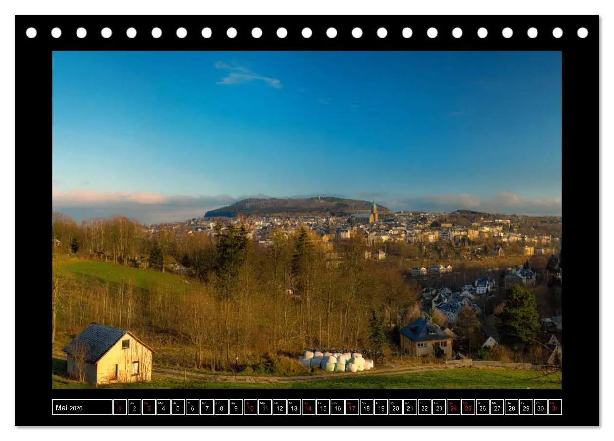 Bild: 9783516035421 | Annaberg im Erzgebirge (Tischkalender 2026 DIN A5 quer), CALVENDO...