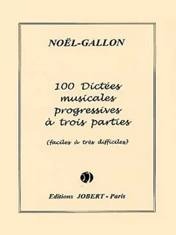 Cover: 9790230805421 | NOEL-GALLON Dictées progressives à 3 parties (100) dictées...