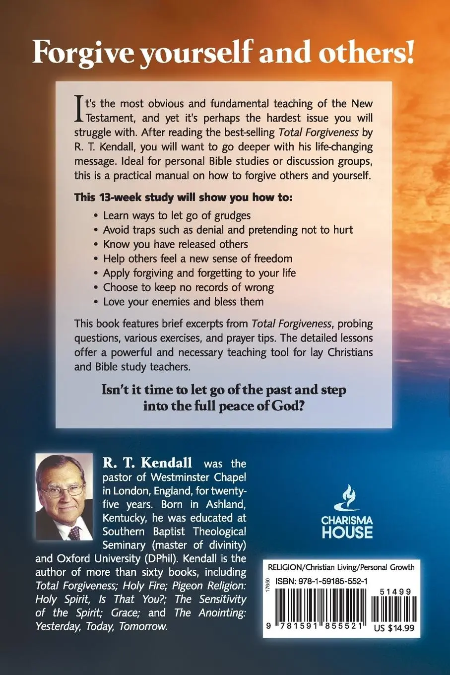 Rückseite: 9781591855521 | Total Forgiveness Experience | R. T. Kendall | Taschenbuch | Englisch
