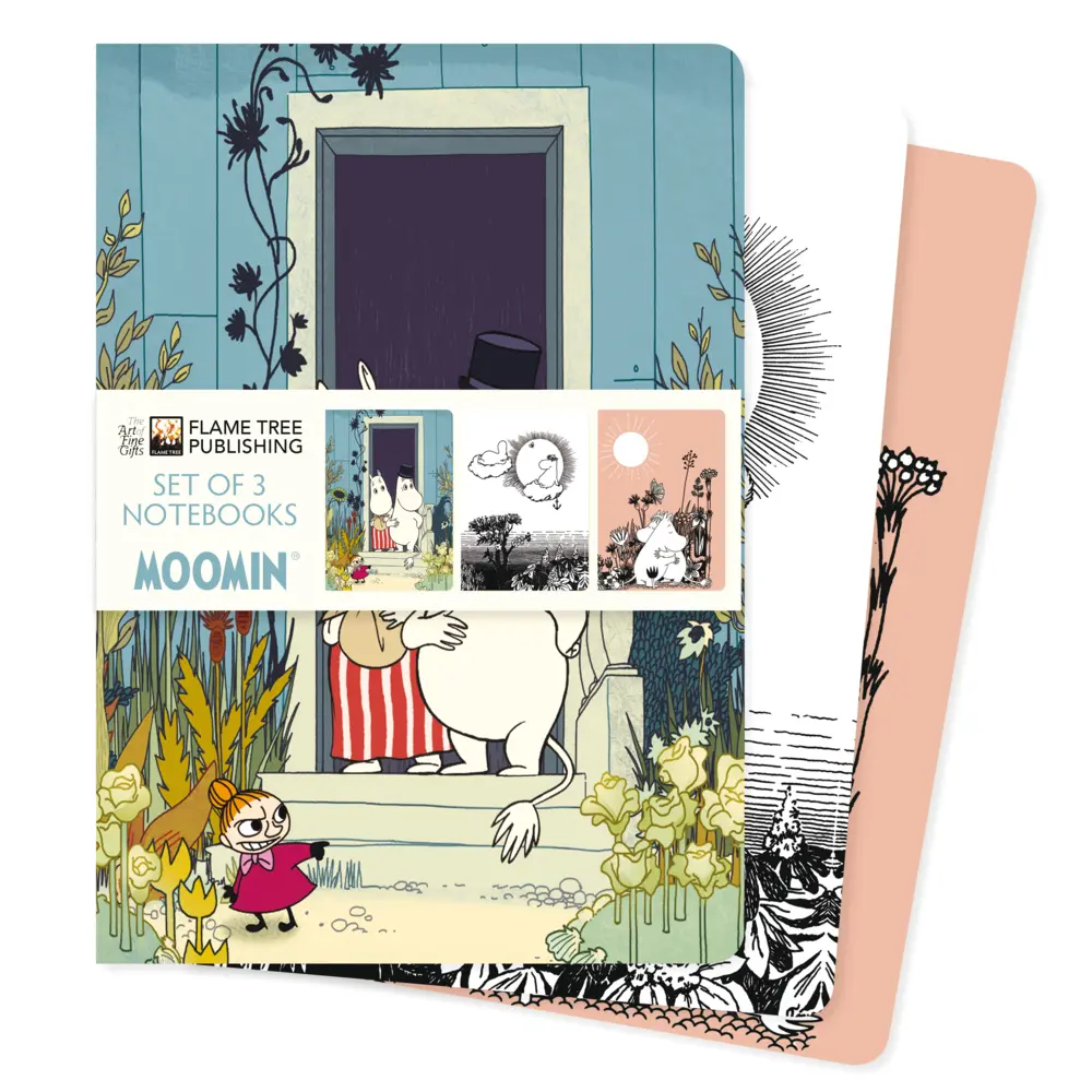 Cover: 9781804175521 | Dreier Set DIN-A5-Format-Notizbücher: Mumin - Moomin | Publishing