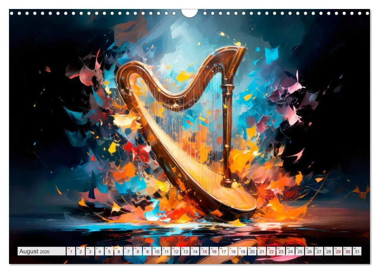 Bild: 9783457485521 | MUSIKINSTRUMENTE Moderne dekorative Inszenierung (Wandkalender 2026...