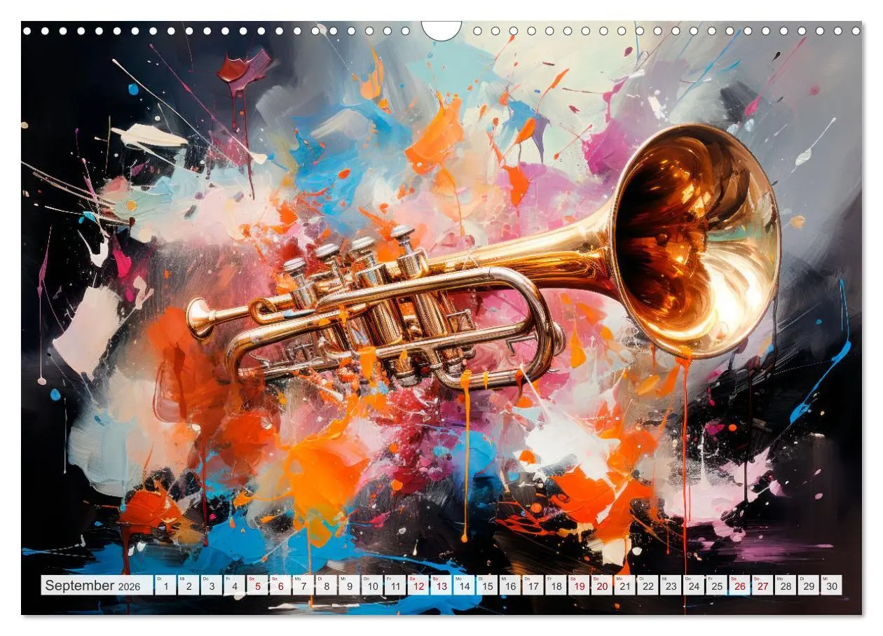 Bild: 9783457485521 | MUSIKINSTRUMENTE Moderne dekorative Inszenierung (Wandkalender 2026...
