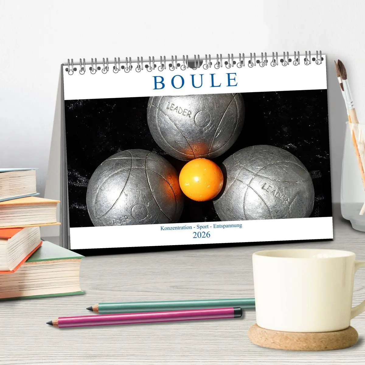 Bild: 9783457935521 | Boule. Konzentration - Sport - Entspannung (Tischkalender 2026 DIN...