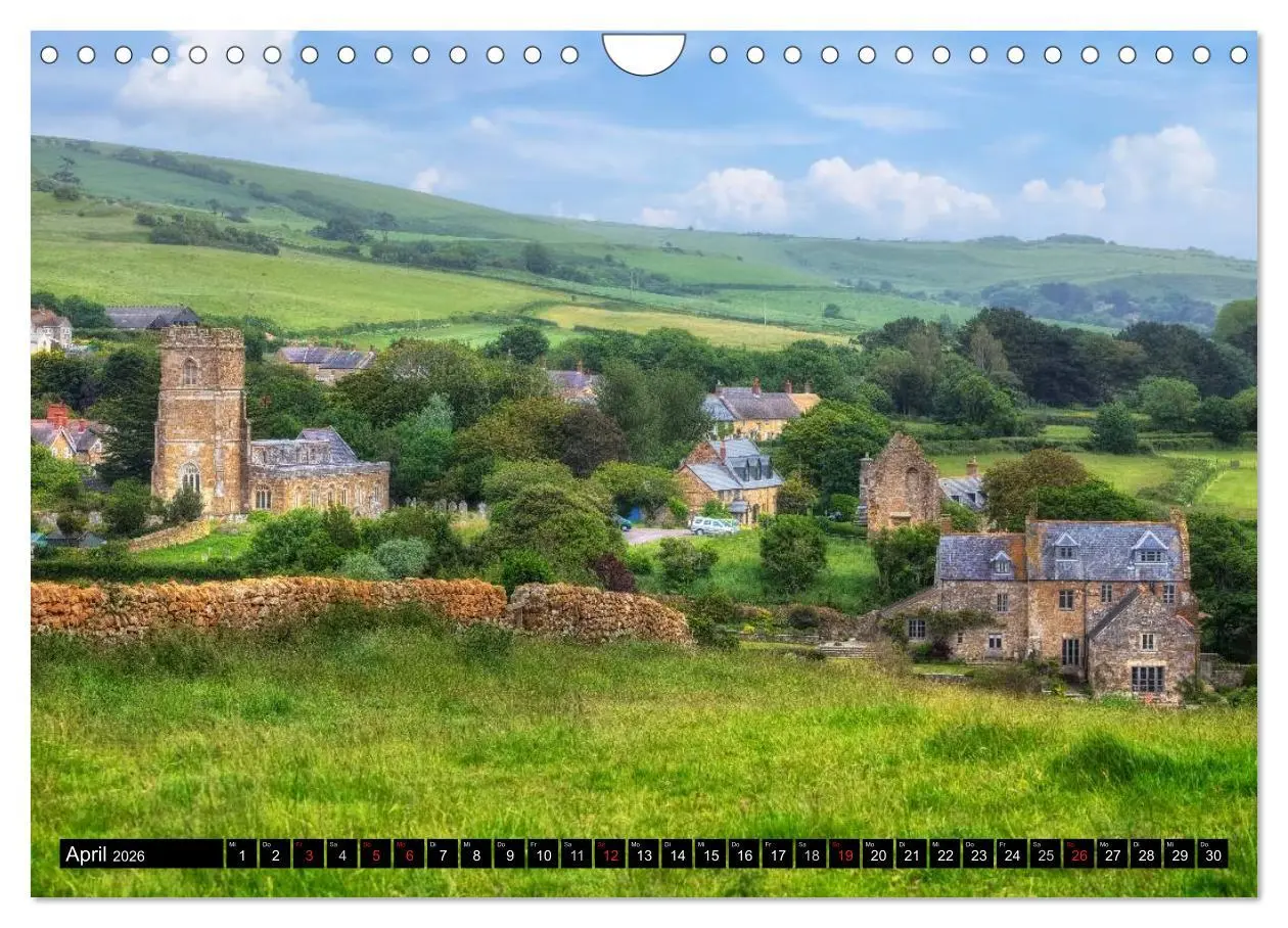 Bild: 9783516195521 | Südwestengland - Dorset &amp; Devon (Wandkalender 2026 DIN A4 quer),...