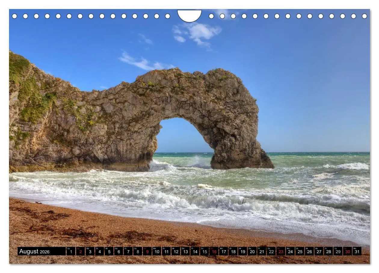 Bild: 9783516195521 | Südwestengland - Dorset &amp; Devon (Wandkalender 2026 DIN A4 quer),...