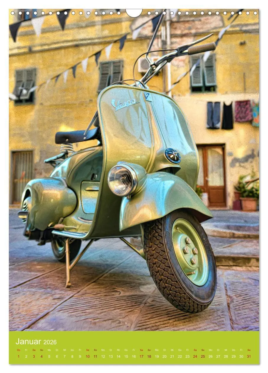 Bild: 9783516405521 | Vesporträt (Wandkalender 2026 DIN A3 hoch), CALVENDO Monatskalender