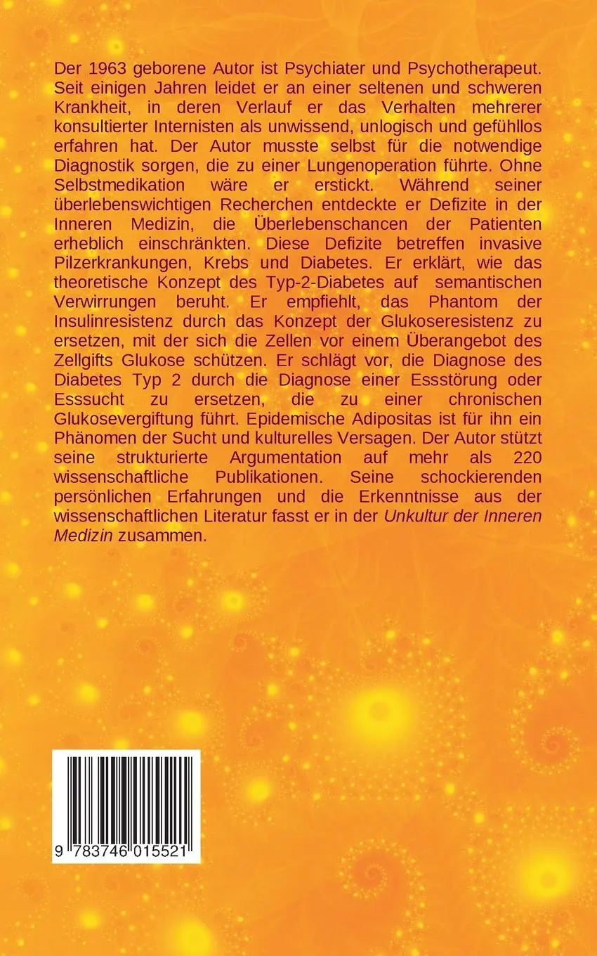 Rückseite: 9783746015521 | Die Unkultur der Inneren Medizin | Rolf H. Fricke | Taschenbuch | 2017