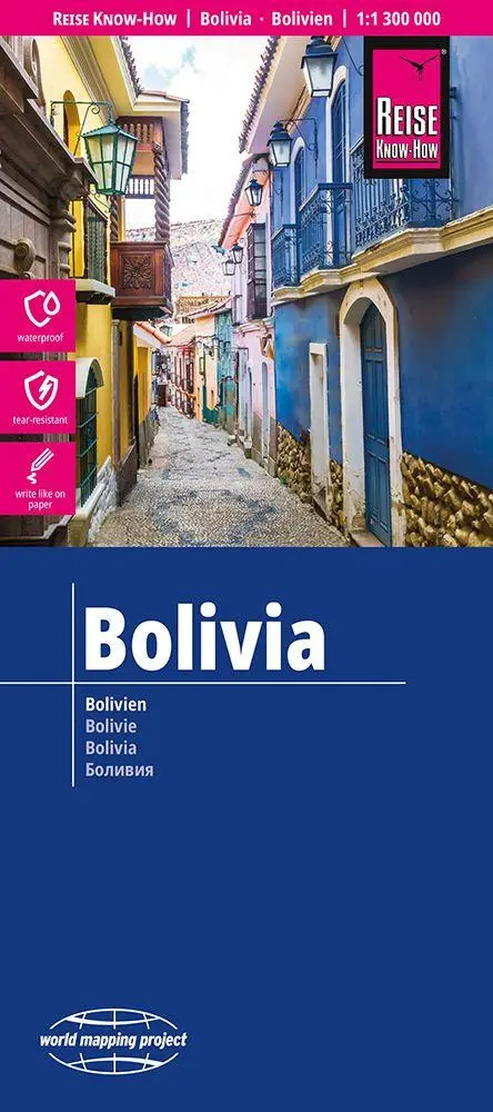 Cover: 9783831775521 | Reise Know-How Landkarte Bolivien / Bolivia (1:1.300.000) | 2 S.