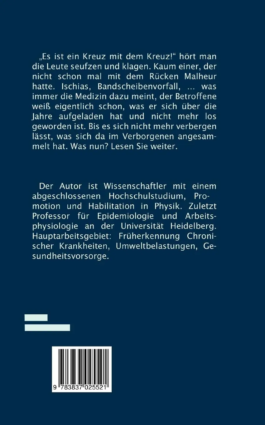 Rückseite: 9783837025521 | Unser Rücken im Bücken und Verzücken | Günther Heim | Taschenbuch