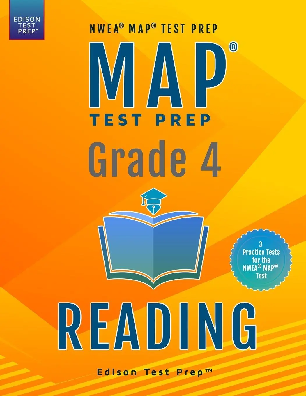 Cover: 9798998685521 | MAP Test Prep Grade 4 Reading | NWEA MAP Test Prep - Practice Tests