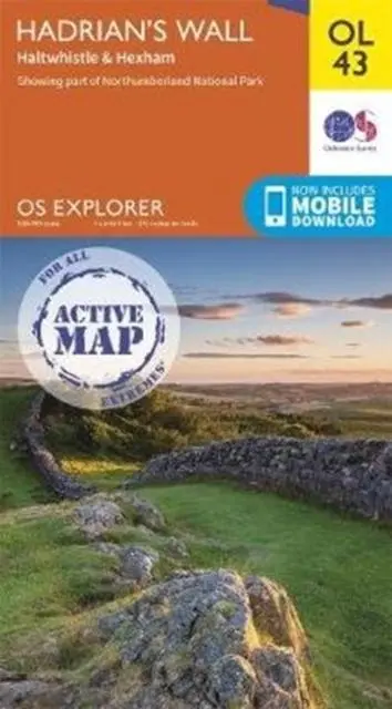 Cover: 9780319475621 | Hadrian's Wall | Haltwhistle &amp; Hexham | (Land-)Karte | Karte/Landkarte