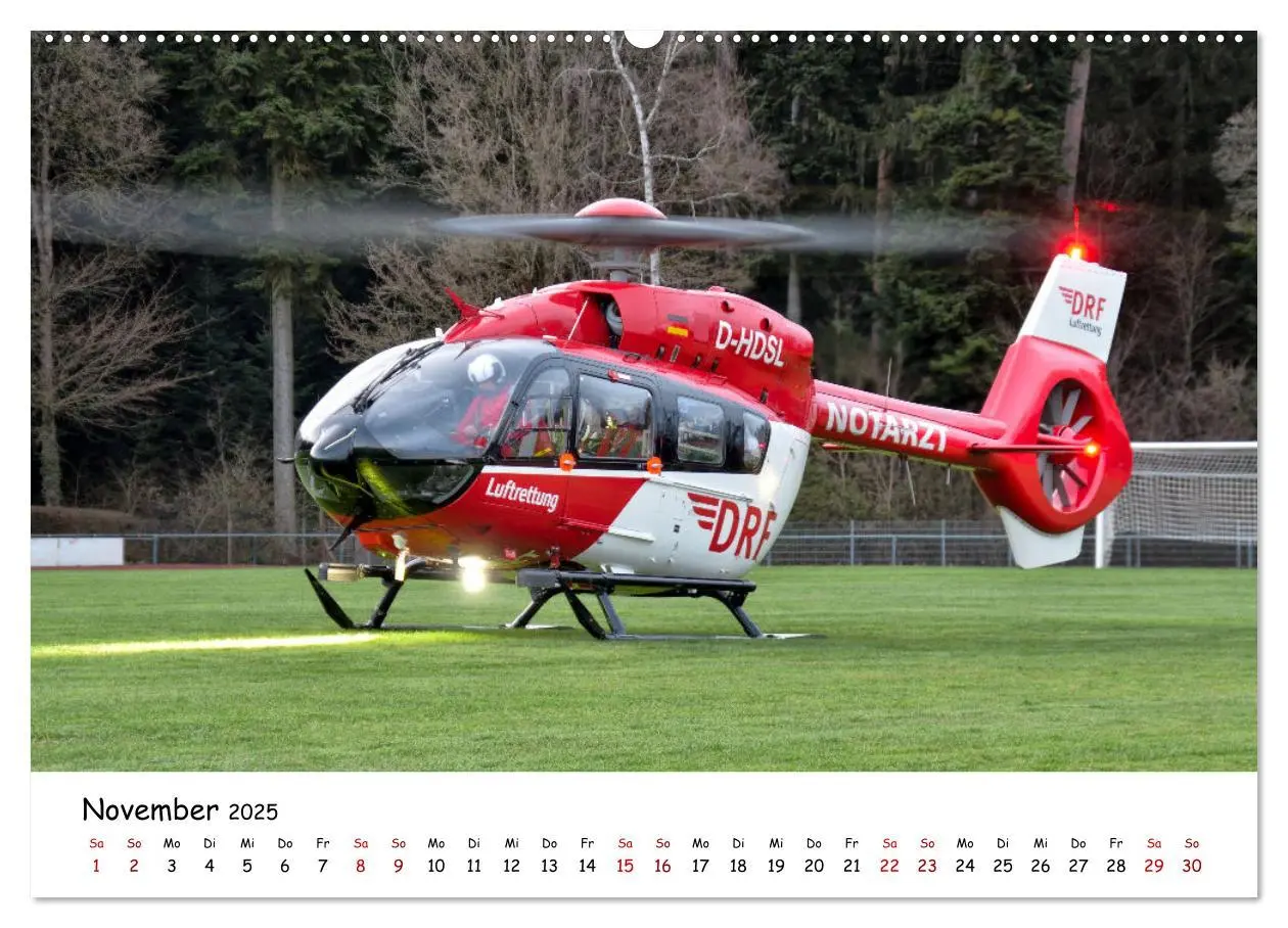 Bild: 9783457235621 | Die beeindruckende Welt der Hubschrauber (Wandkalender 2025 DIN A2...