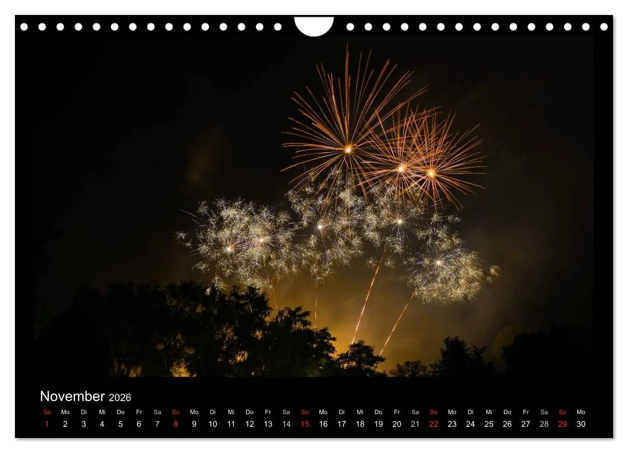 Bild: 9783516185621 | Feuerwerks - Impressionen (Wandkalender 2026 DIN A4 quer), CALVENDO...