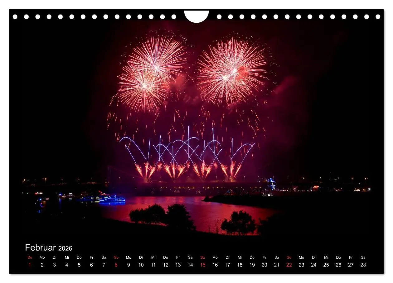 Bild: 9783516185621 | Feuerwerks - Impressionen (Wandkalender 2026 DIN A4 quer), CALVENDO...