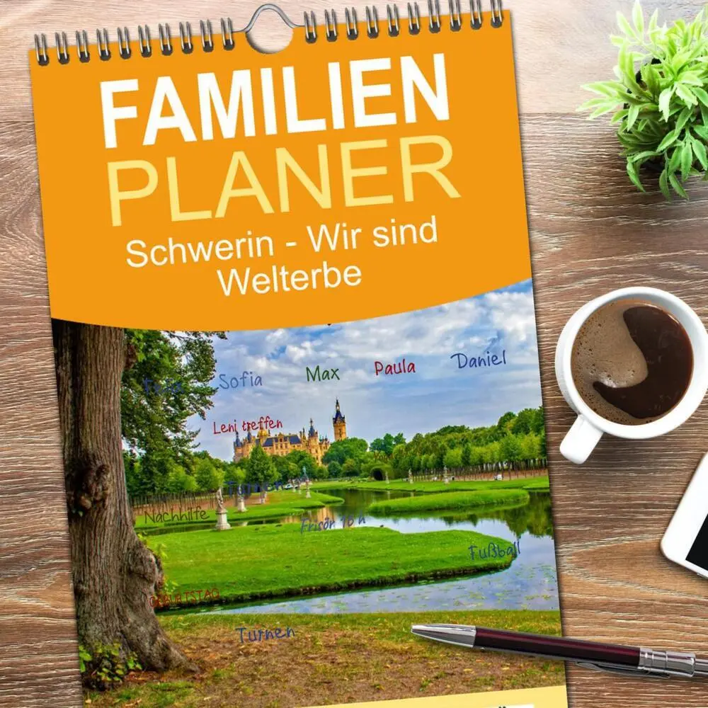 Bild: 9783516495621 | Familienplaner 2026 - Schwerin - Wir sind Welterbe mit 5 Spalten...