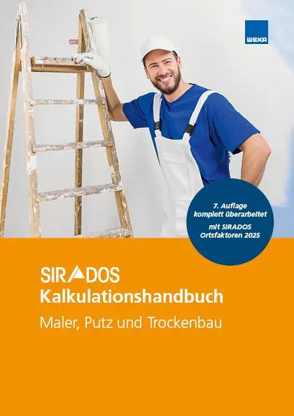 Cover: 9783811105621 | SIRADOS Kalkulationshandbuch Maler, Putz und Trockenbau | Taschenbuch