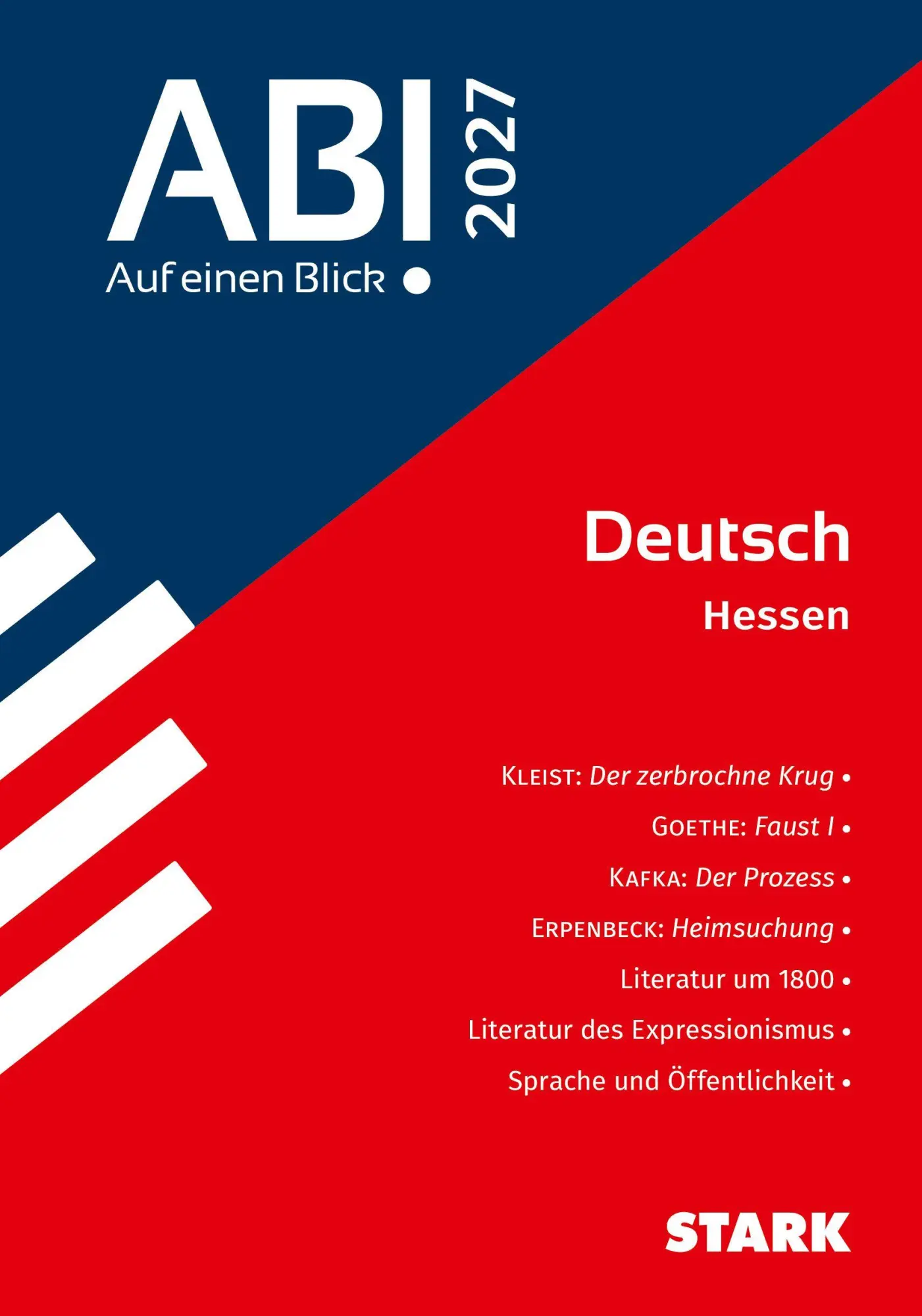 Cover: 9783849065621 | STARK Deutsch - Abi - Auf einen Blick! 2027 Hessen | Bernhardt (u. a.)
