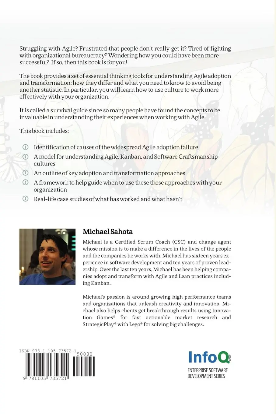 Rückseite: 9781105735721 | An Agile Adoption and Transformation Survival Guide | Michael Sahota