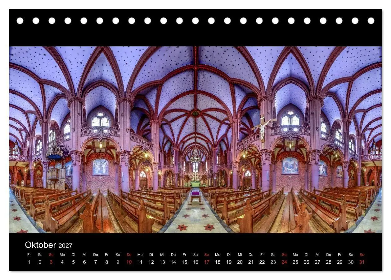Bild: 9783569885721 | Kapellen, Kirchen und Kathedralen 2027 (Tischkalender 2027 DIN A5...