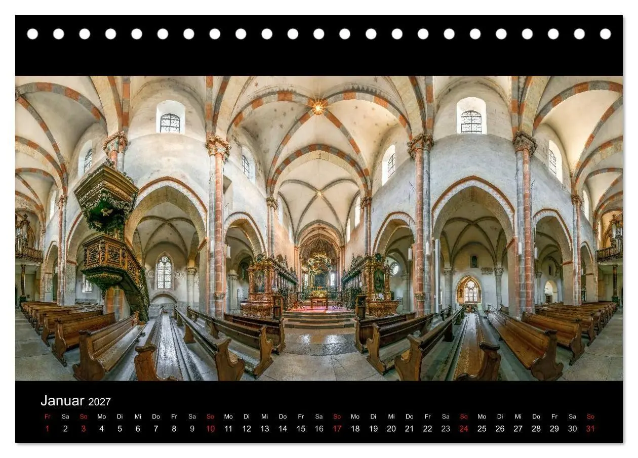 Bild: 9783569885721 | Kapellen, Kirchen und Kathedralen 2027 (Tischkalender 2027 DIN A5...