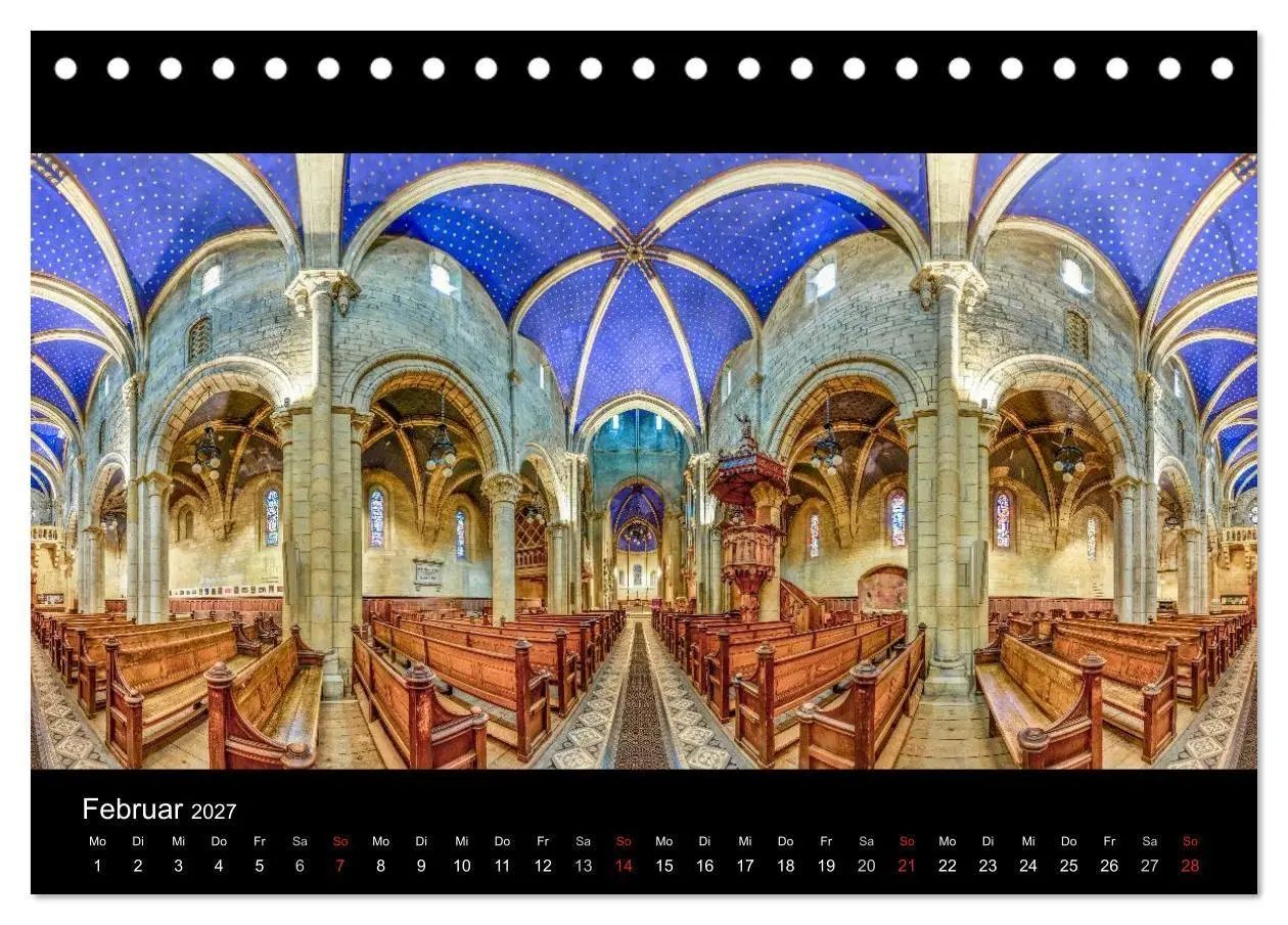 Bild: 9783569885721 | Kapellen, Kirchen und Kathedralen 2027 (Tischkalender 2027 DIN A5...