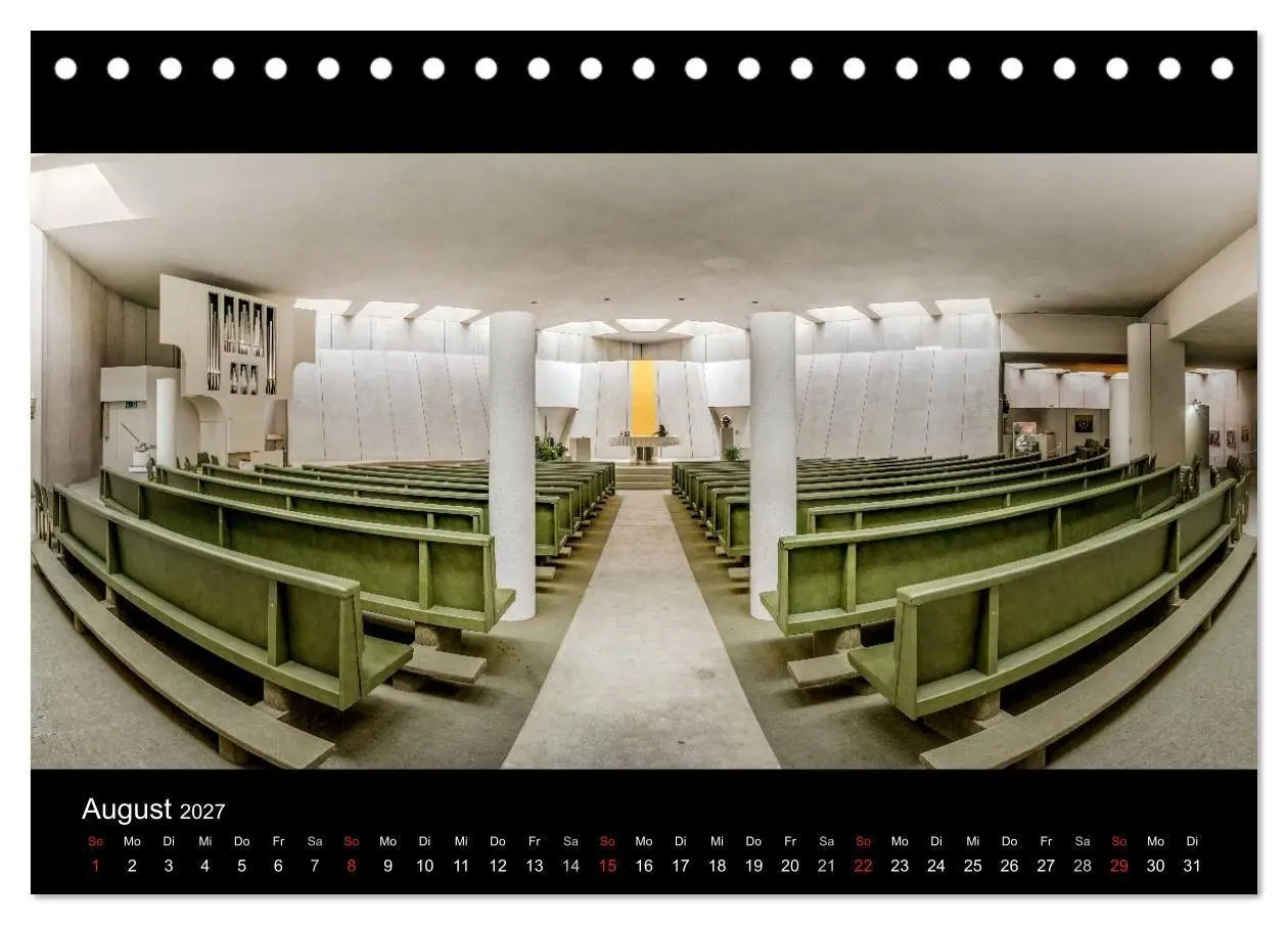 Bild: 9783569885721 | Kapellen, Kirchen und Kathedralen 2027 (Tischkalender 2027 DIN A5...