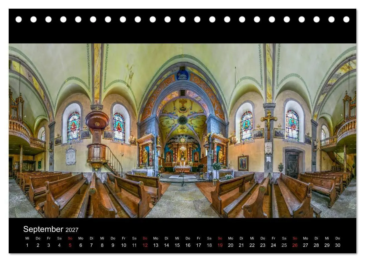 Bild: 9783569885721 | Kapellen, Kirchen und Kathedralen 2027 (Tischkalender 2027 DIN A5...