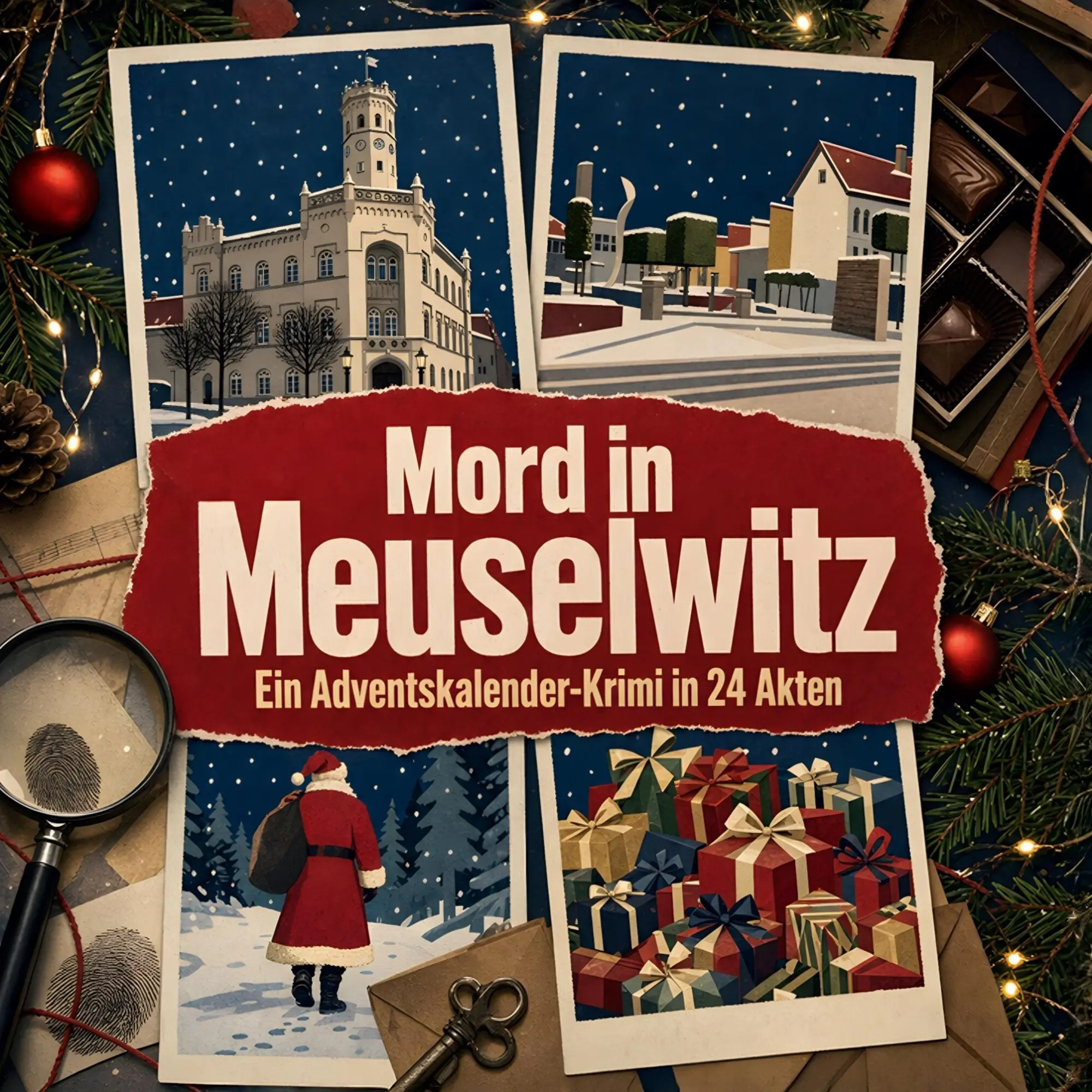 Cover: 9783696125721 | Mord in Meuselwitz | Ein Adventskalender-Krimi in 24 Akten | Buch