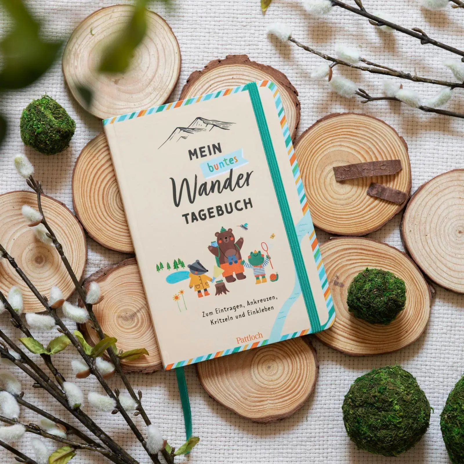 Bild: 4260308345821 | Mein buntes Wandertagebuch | Pattloch Verlag | Notizbuch | 96 S.
