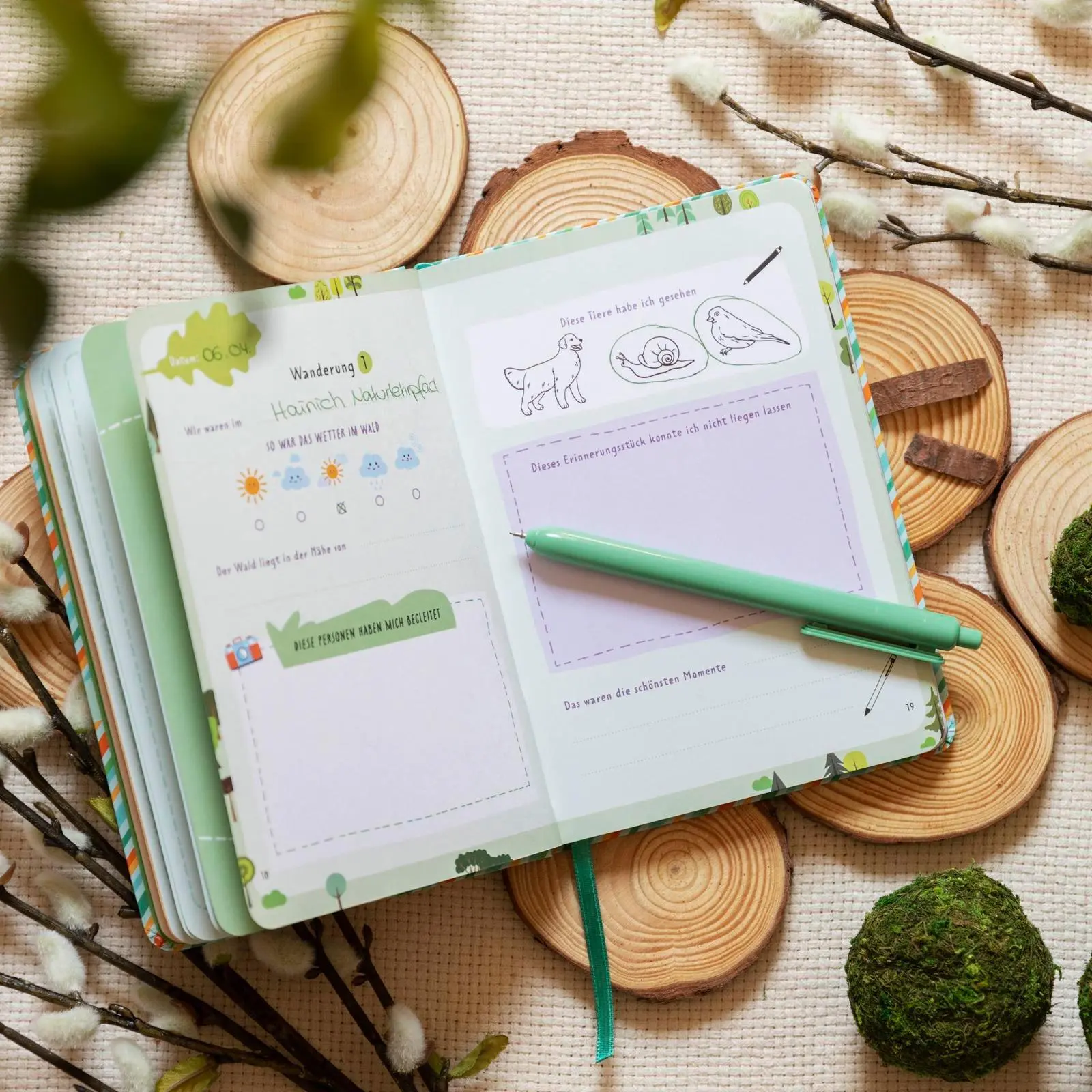 Bild: 4260308345821 | Mein buntes Wandertagebuch | Pattloch Verlag | Notizbuch | 96 S.