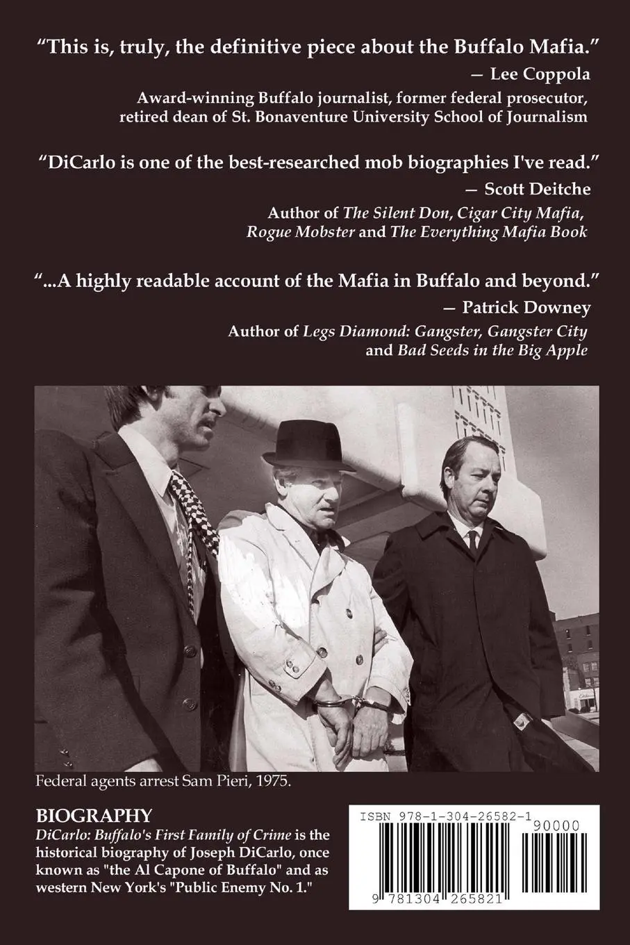 Rückseite: 9781304265821 | DiCarlo | Buffalo's First Family of Crime - Vol. II | Hunt (u. a.)