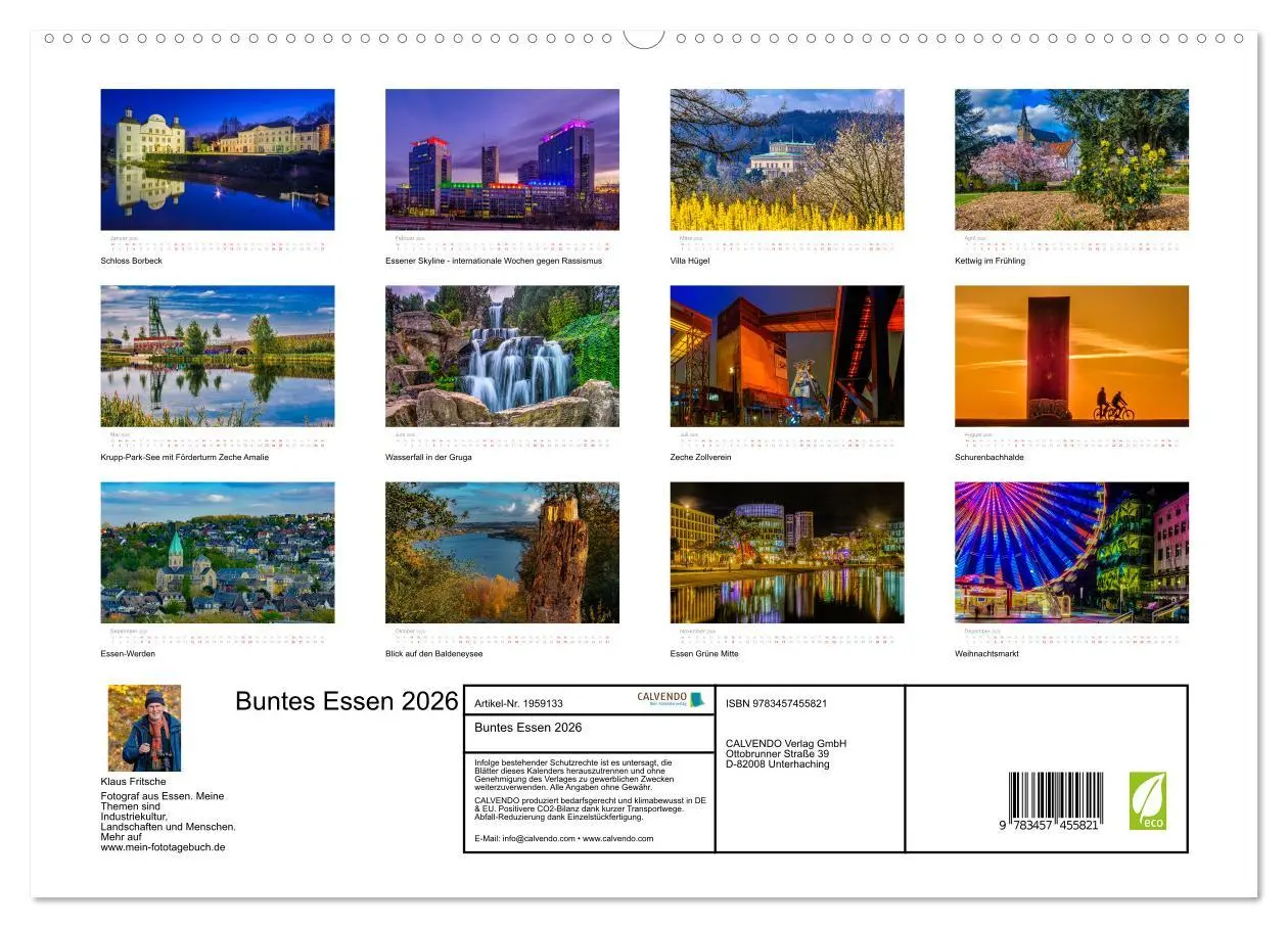 Bild: 9783457455821 | Buntes Essen 2026 (hochwertiger Premium Wandkalender 2026 DIN A2...