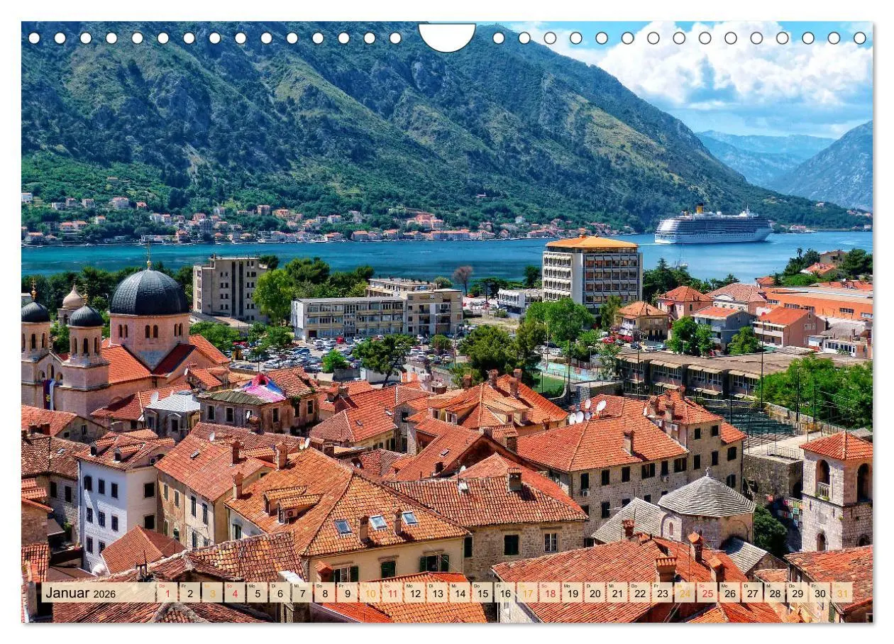 Bild: 9783457905821 | Reise nach Montenegro (Wandkalender 2026 DIN A4 quer), CALVENDO...