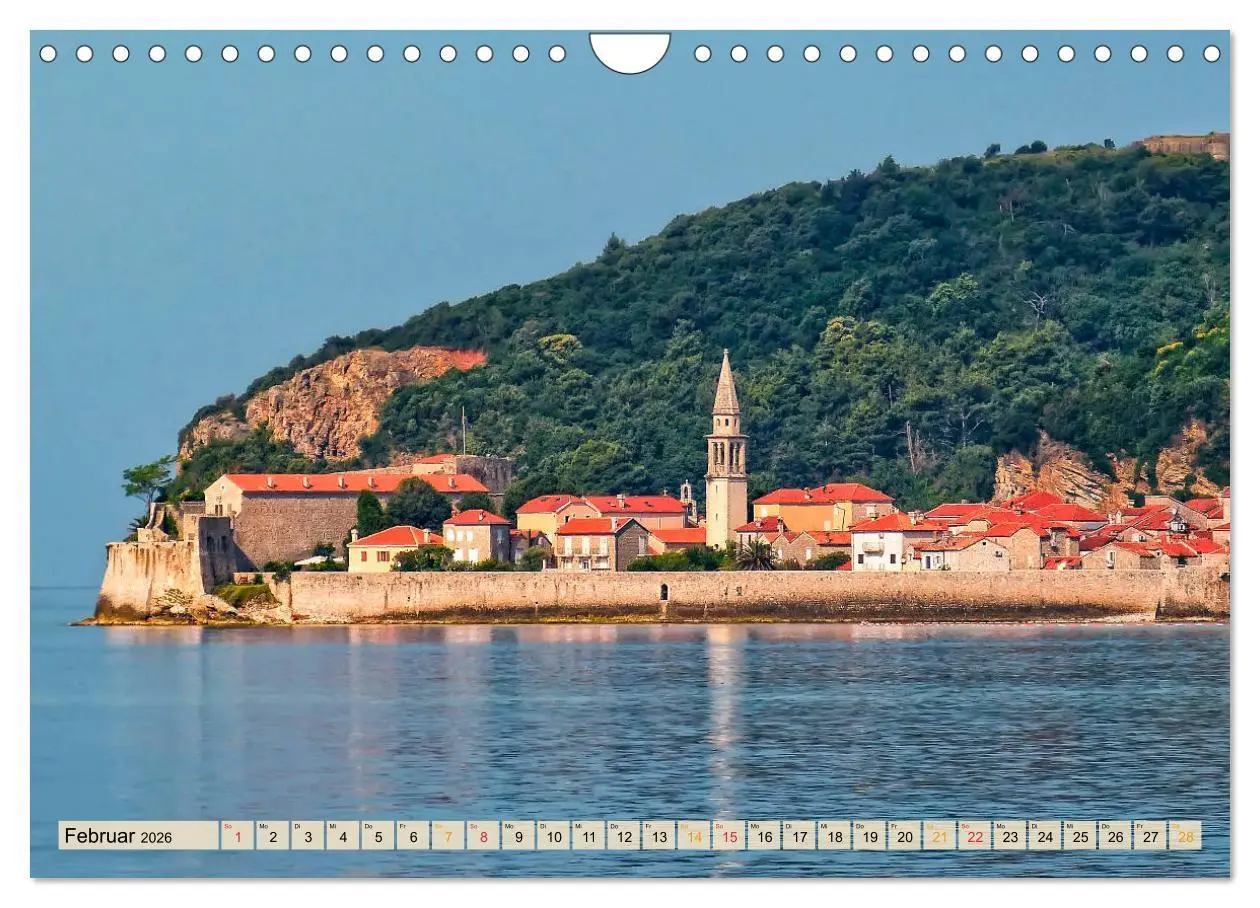 Bild: 9783457905821 | Reise nach Montenegro (Wandkalender 2026 DIN A4 quer), CALVENDO...