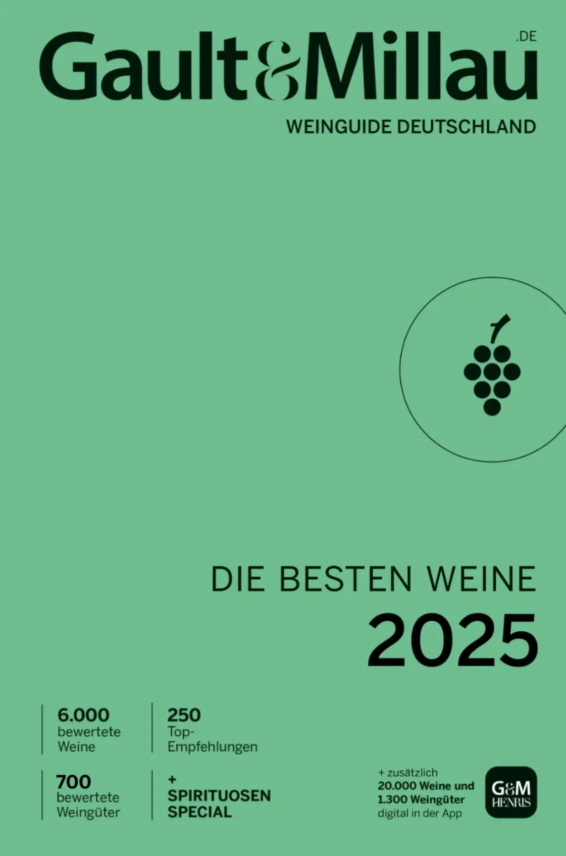 Cover: 9783745925821 | Gault&amp;Millau Weinguide Deutschland - Die besten Weine 2025 | Rädeker