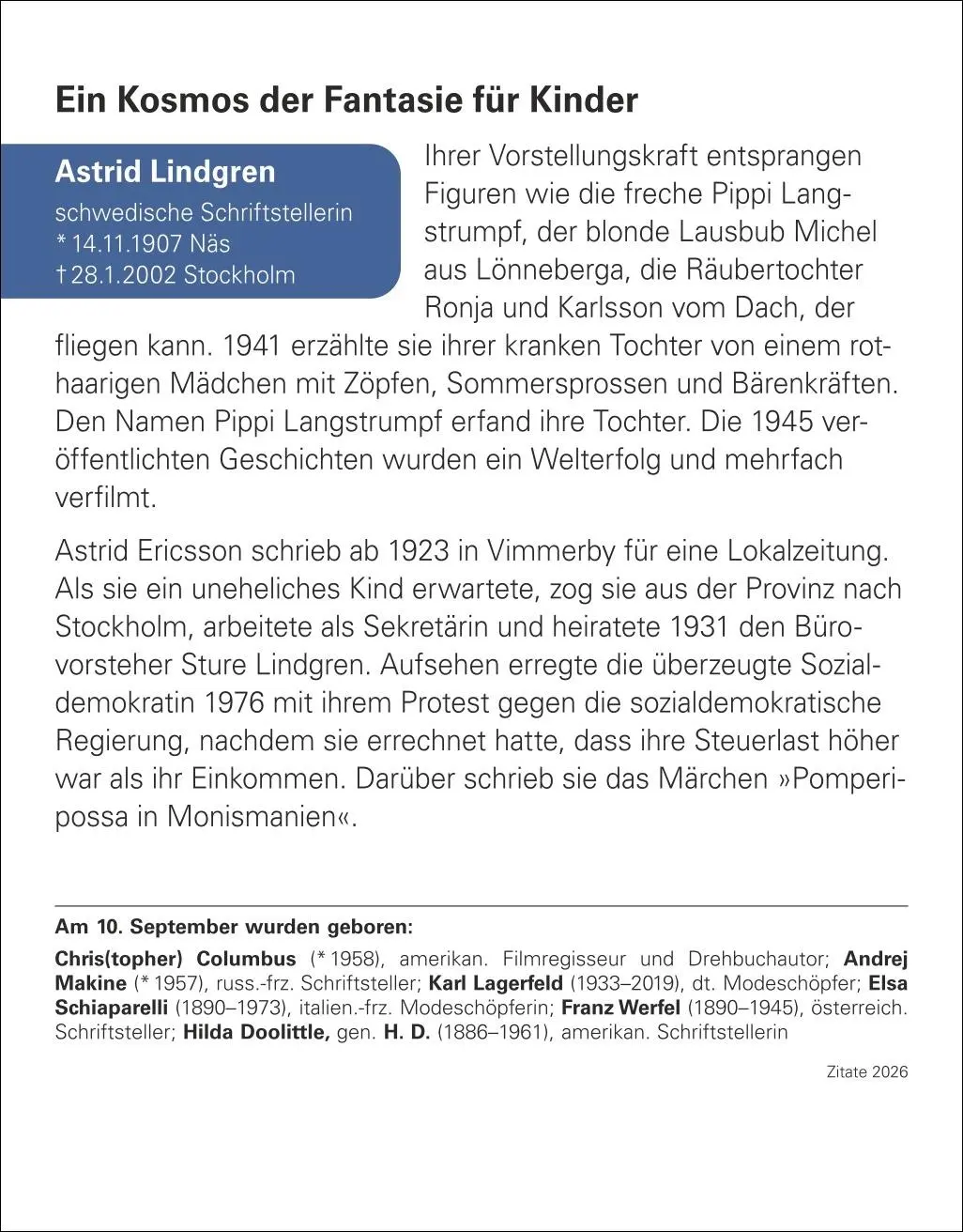 Bild: 9783840035821 | Zitate Tagesabreißkalender 2026 | Berthold Budde | Kalender | 648 S.