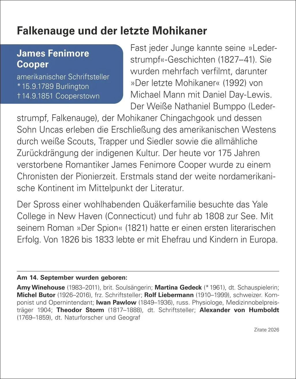 Bild: 9783840035821 | Zitate Tagesabreißkalender 2026 | Berthold Budde | Kalender | 648 S.