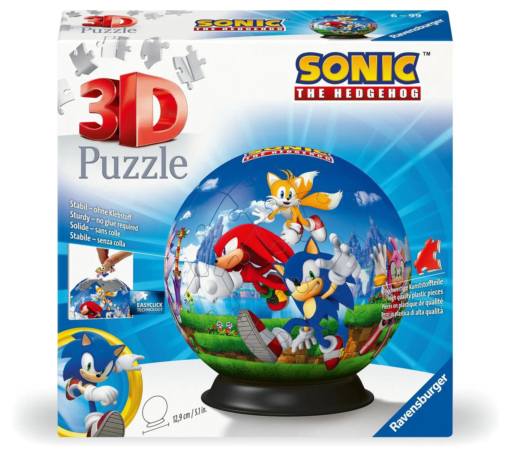 Cover: 4005556115921 | 3D Puzzle-Ball Sonic the Hedgehog | Erlebe Puzzeln in der 3. Dimension