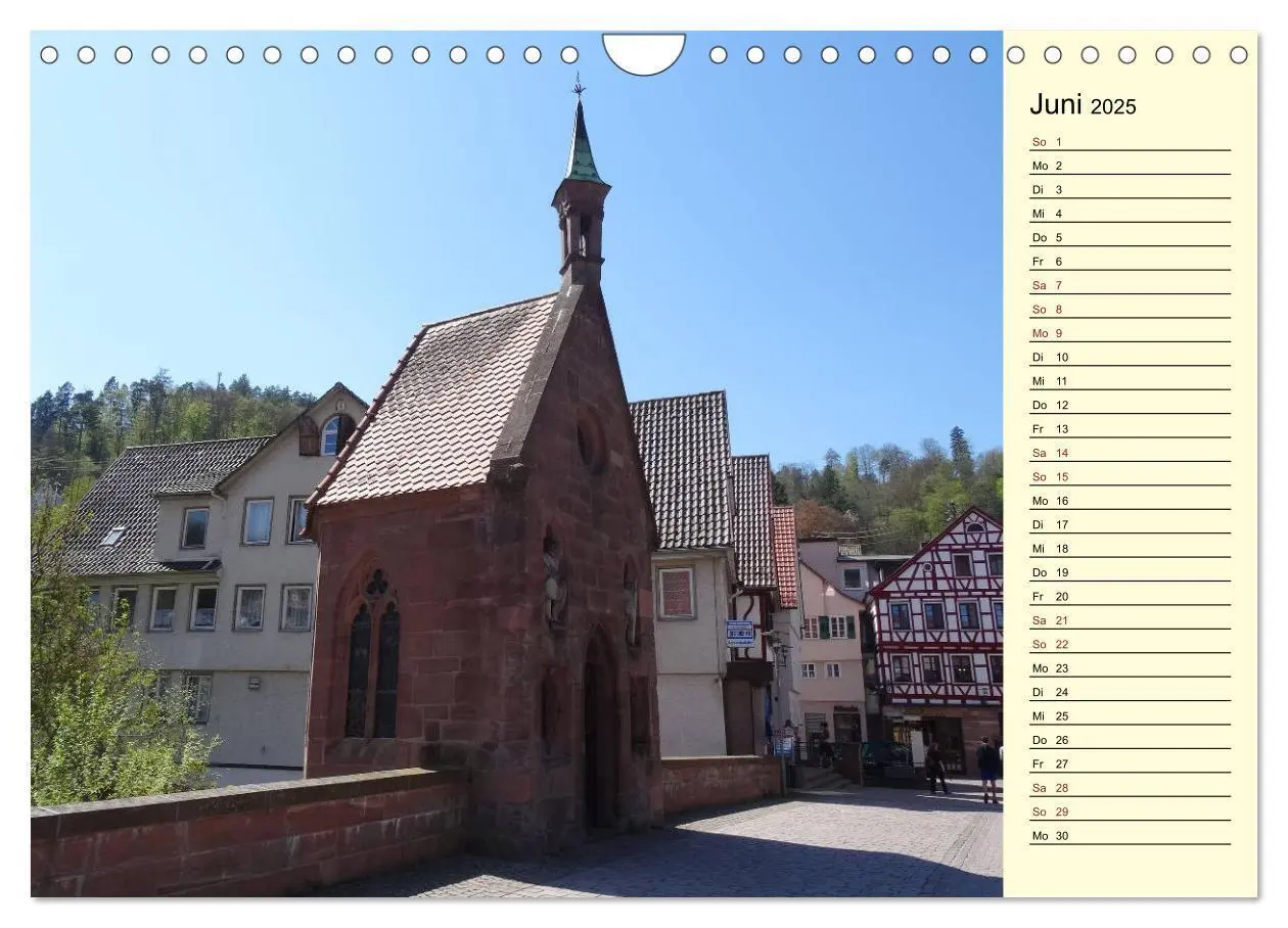 Bild: 9783435285921 | Calw erleben (Wandkalender 2025 DIN A4 quer), CALVENDO Monatskalender
