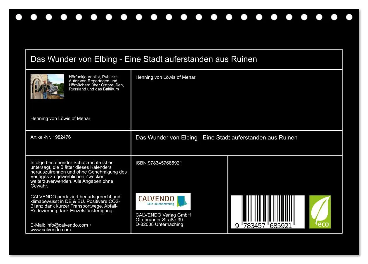 Bild: 9783457685921 | Das Wunder von Elbing - Eine Stadt auferstanden aus Ruinen...