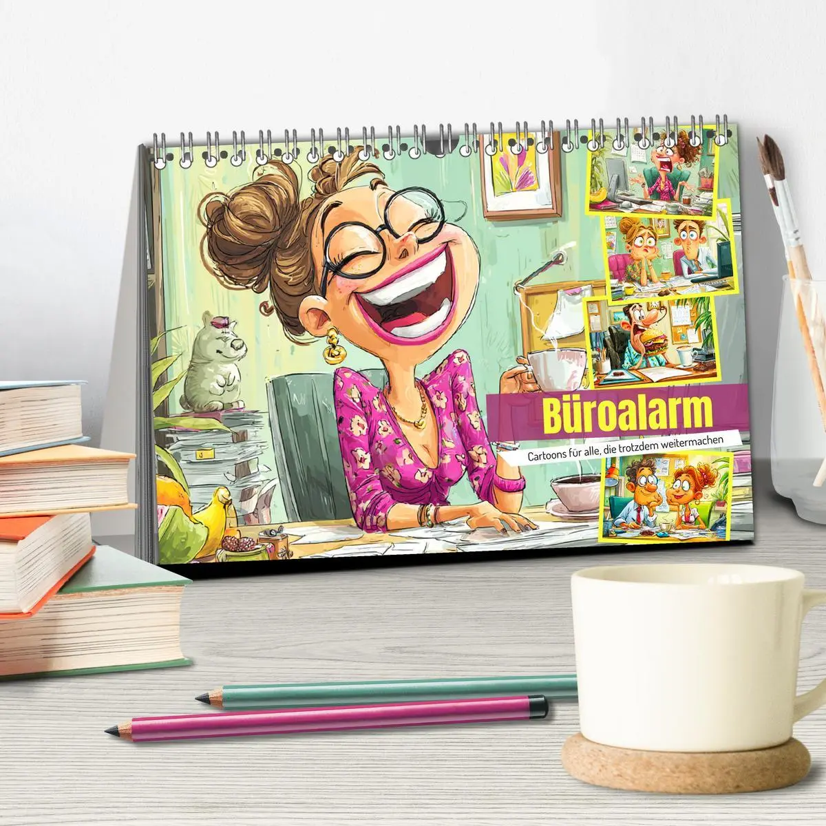 Bild: 9783516605921 | Büroalarm. Cartoons für alle, die trotzdem weitermachen...