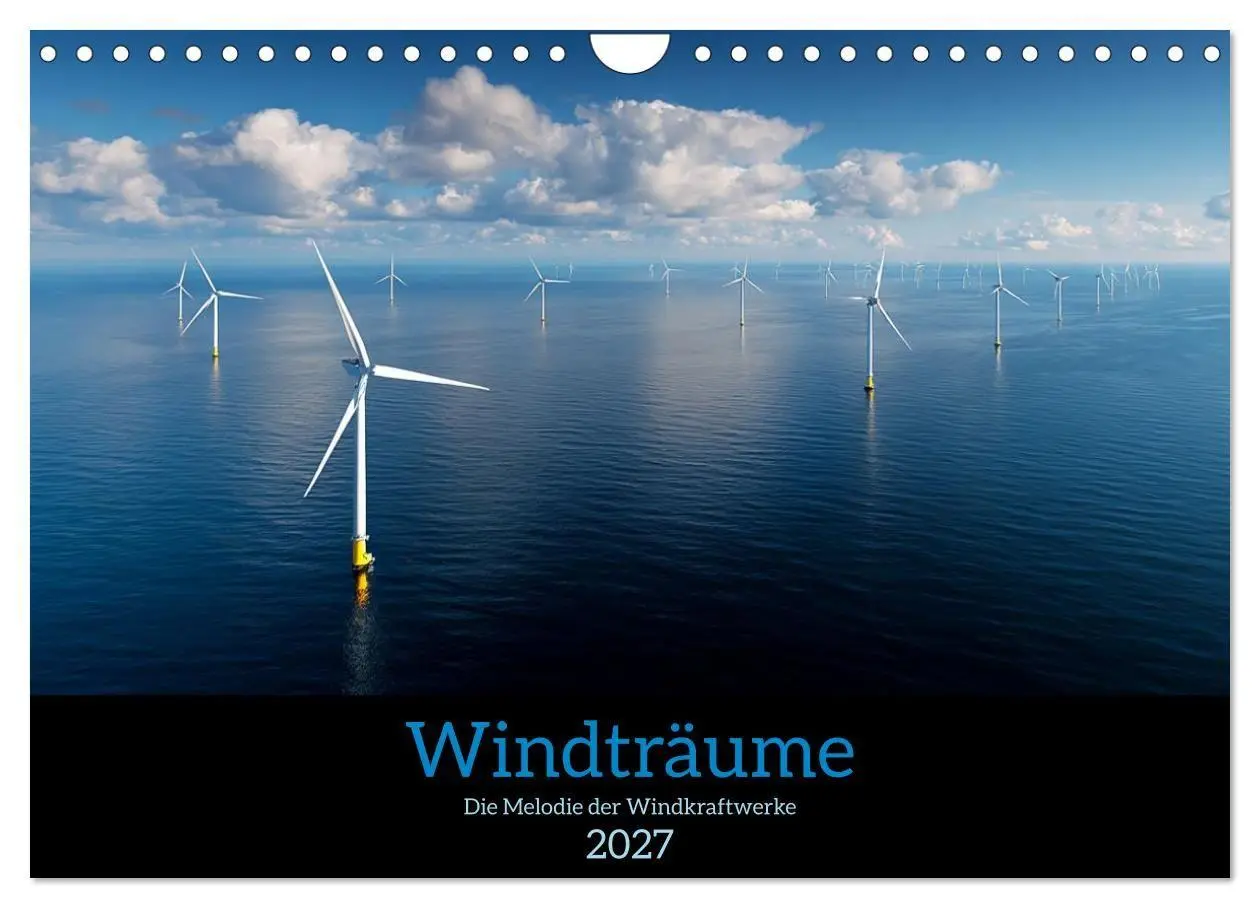 Cover: 9783516915921 | Windträume (Wandkalender 2027 DIN A4 quer), CALVENDO Monatskalender