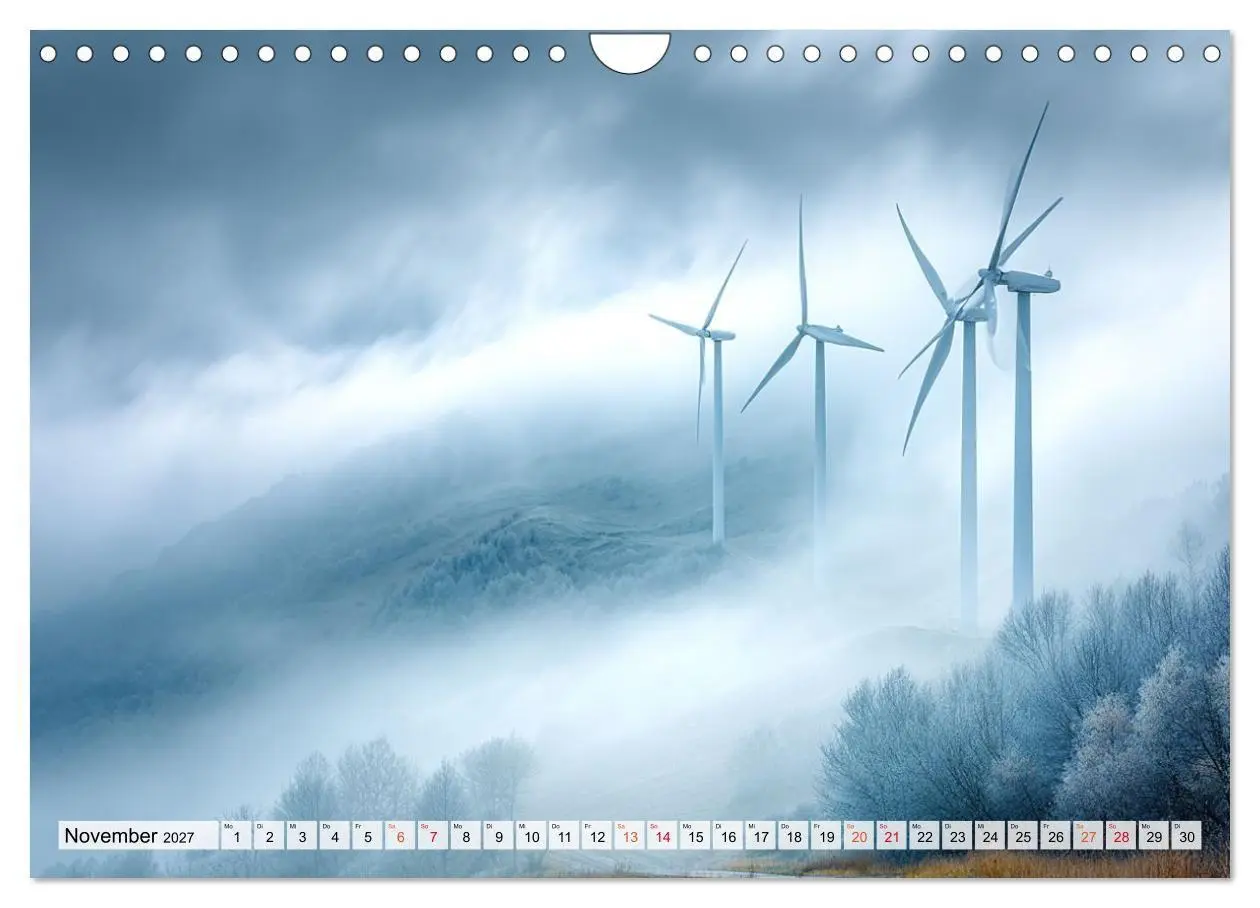 Bild: 9783516915921 | Windträume (Wandkalender 2027 DIN A4 quer), CALVENDO Monatskalender