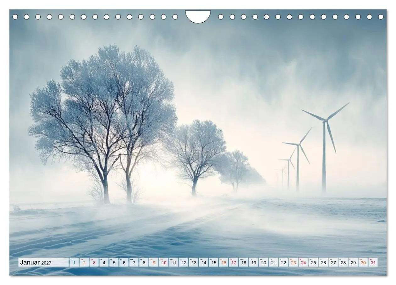 Bild: 9783516915921 | Windträume (Wandkalender 2027 DIN A4 quer), CALVENDO Monatskalender