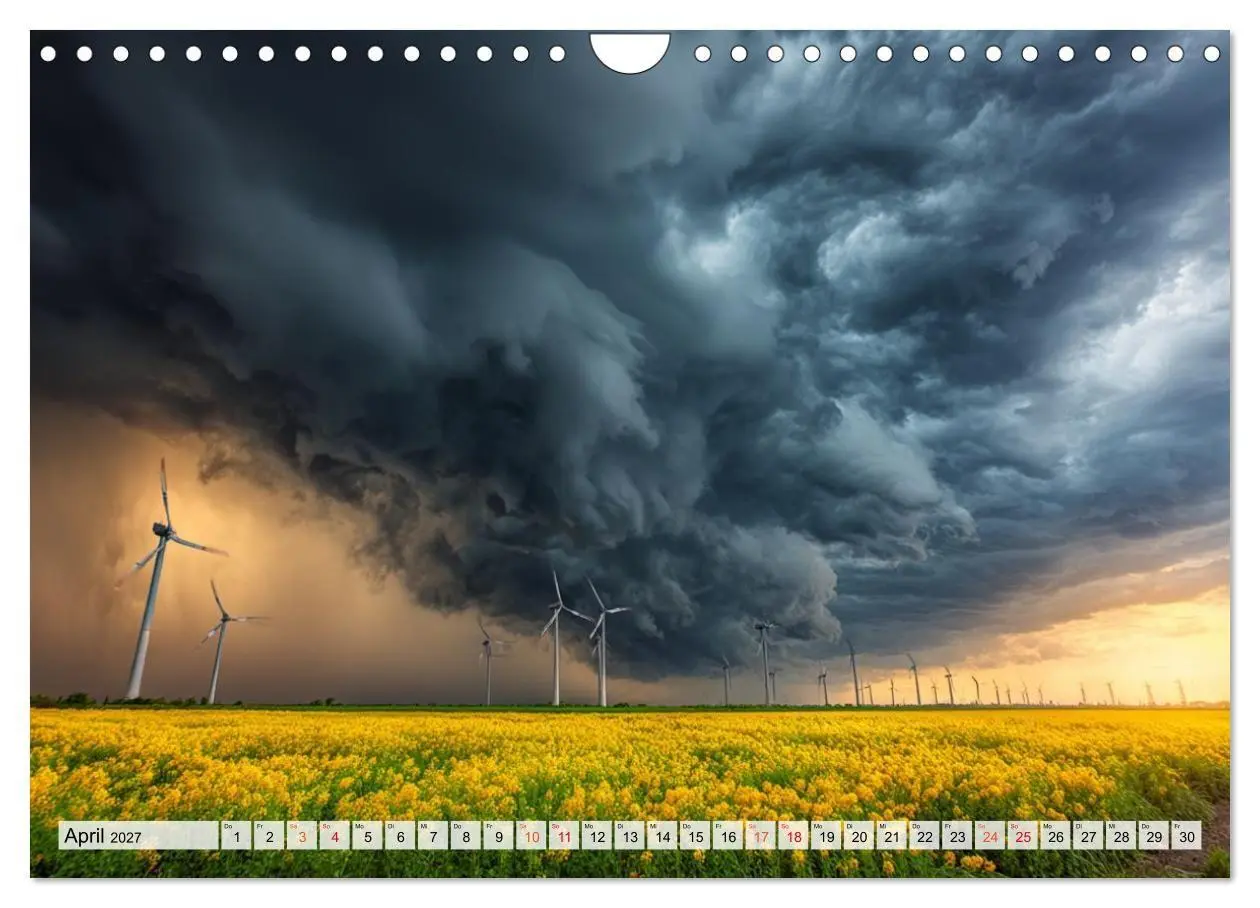 Bild: 9783516915921 | Windträume (Wandkalender 2027 DIN A4 quer), CALVENDO Monatskalender