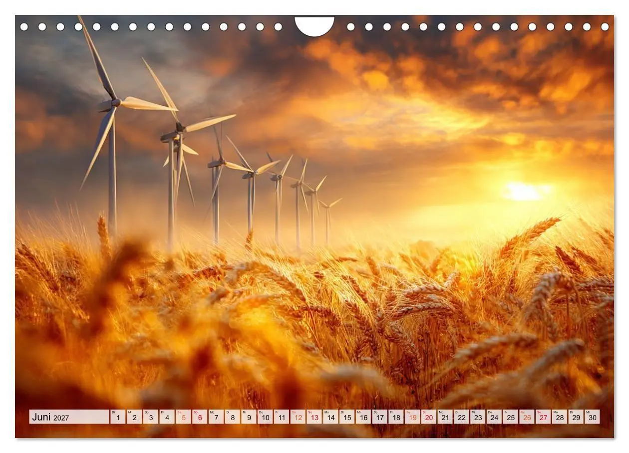 Bild: 9783516915921 | Windträume (Wandkalender 2027 DIN A4 quer), CALVENDO Monatskalender