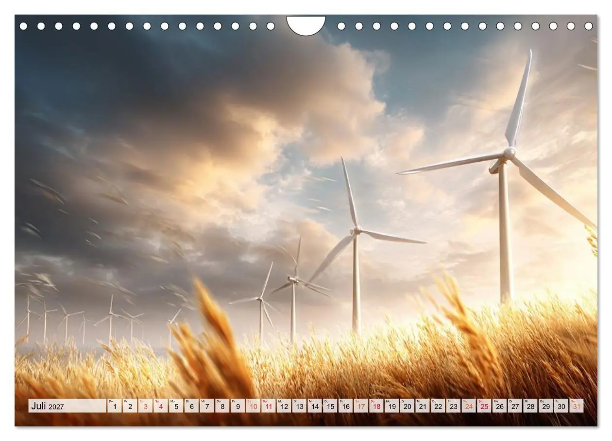Bild: 9783516915921 | Windträume (Wandkalender 2027 DIN A4 quer), CALVENDO Monatskalender